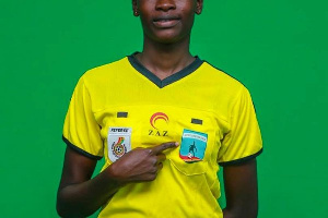 Referee Rita Boateng Nkansah