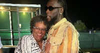 Burna Boy and Barbados Prime Minister Mia Mottley