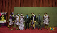 Members of the Medical Women Association of Ghana and the President