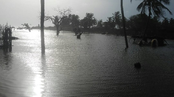 About 30 houses and properties have been submerged in Fuveme