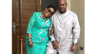 John Dramani Mahama and Lordina Mahama