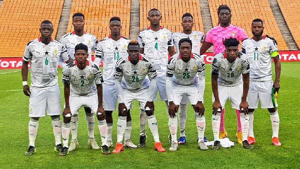 The Black Stars drew with South Africa