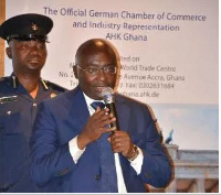 Vice President Bawumia speaking at the event