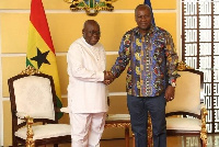 President Akufo-Addo and Former President John Mahama in previous times