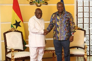 Akufo-Addo and Mahama occupy the 1st and 2nd position on the ballot paper