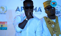 Rapper Sarkodie at the unveiling ceremony of the 2018 All Africa Music Awards (AFRIMA)