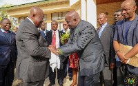 President Akufo-Addo met with Zambia's first President, Kenneth Kaunda