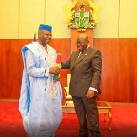 Dr. Edward Nasigri Mahama with President Akufo Addo