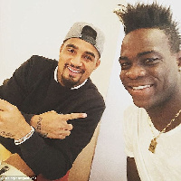 Kevin Prince Boateng and Mario Balotelli