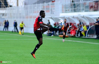 Ghanaian striker Kwame Opoku