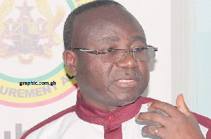 Adjenim Boateng Adjei, Suspended chief executive of Public Procurement Authority