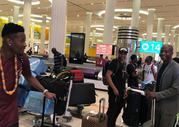 Black Stars have touched down in UAE