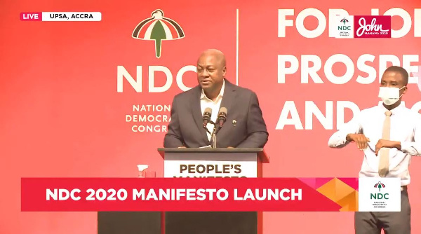 John Dramani Mahama, Flagbearer of the National Democratic Congress (NDC)