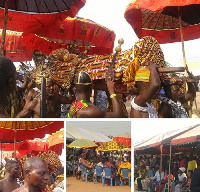 Daasebre Akuamoah Agyapong II called on the youth of Kwahu Afram Plains to avoid violence