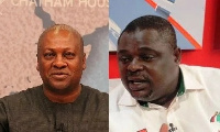 John Dramani Mahama and Koku Anyidoho