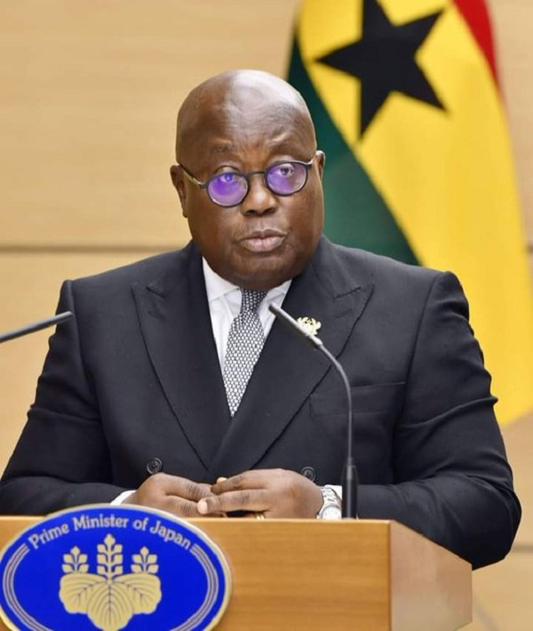 Nana Addo Dankwa Akufo-Addo is Ghana's president