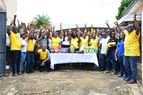 A group picture of MTN employee Volunteers and Partners