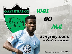 Kingsley Sarfo, Ghana midfielder