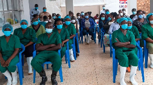 Nurses Attending A Brief At The Mubende Referral Hospital In Uganda On October 27, 2022