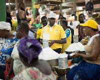 The traders were educated on the MTN Mobile Money transfers