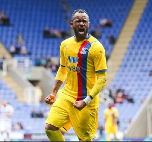 Crystal Palace striker, Jordan Ayew has scored his first goal under new coach Vieira