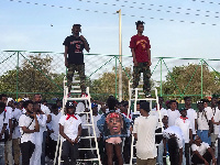 Kofi Mole and Kwesi Arthur 'Mensah' video shoot