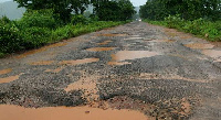 File photo of a deplorable road