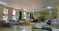 The newly renovated male ward at the Accra Psychiatric Hospital