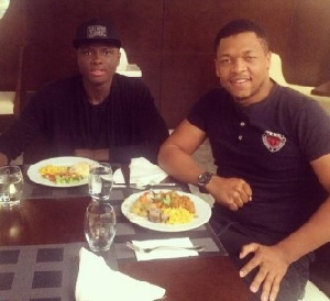 Samuel Inkoom had dinner with the agent of Samuel Eto