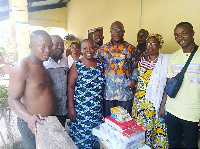 Hon. Terlabi with a sick member and some party executives