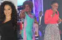 L-R: Nadia Buari, Adwoa Smart and Becca