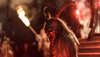 Krampus, the pitiless Christmas demon