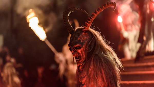 Krampus, the pitiless Christmas demon