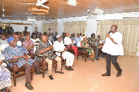 Vice President, Dr Mahamudu Bawumia addressing NPP Upper West Regional stakeholders in Wa