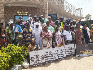 A group of women who participated in the launch of the fund