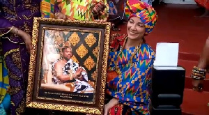 Kamina Johnson Smith, the new Akwapem Diaspora Tourism Queen Mother