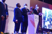 The operational launch of PAPSS was doen in Accra by Ghana's VP Bawumia (middle)