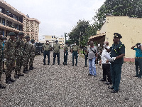 Some officials of GIS in the Volta Region