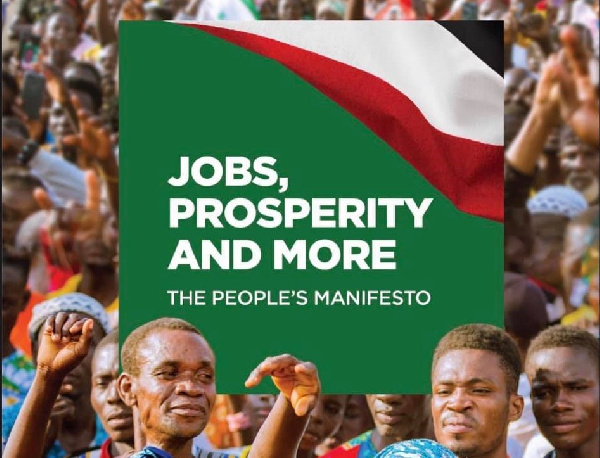 Cover of the NDC's 2020 manifesto