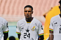 Black Meteors left-back, Edmund Arko-Mensah