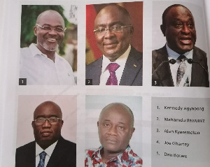 Bawumia Alan Ken Agyapong Ghartey Botwe