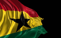 The national flag of Ghana