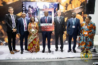 Samuel A. Jinapor with other dignitaries