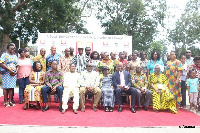 Ministers and other dignitaries in a group photo after the launch