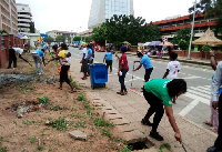 File photo of  a clean up exercise