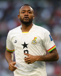 Crystal Palace forward Jordan Ayew