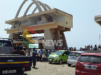 Security has been beefed up at the Black Star Square