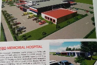 An artistic impression of the proposed hospital facility