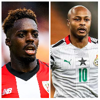 Inaki Williams and Dede Ayew