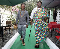 Isaac Dogboe with Torbgui Sri